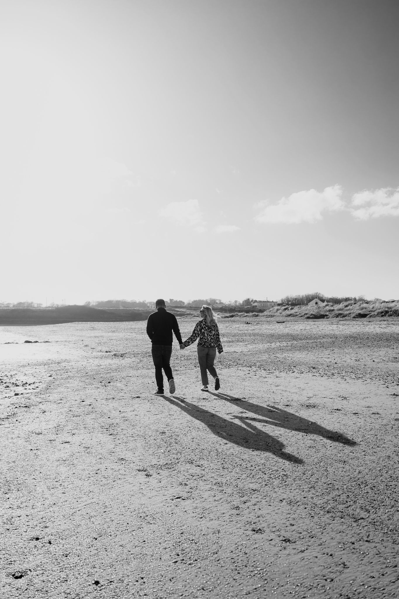 Áine and Liam walking